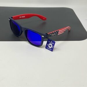 Knockaround Star Spangled Sunglasses patriotic Frame polarized blue
